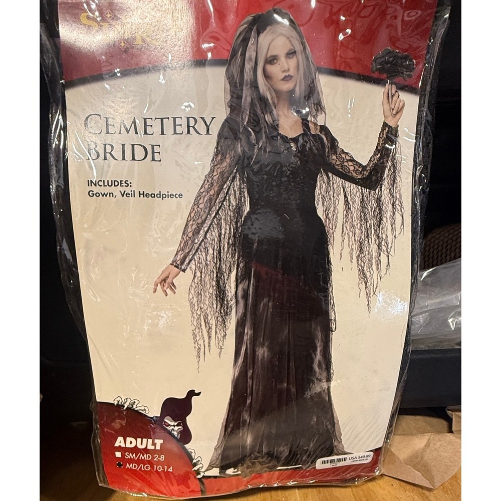 Spirit Halloween Cemetery Bride Adult Costume